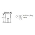 geyer fotistiko led dapedoy 2w 3000k 90lm ip68 f58mm extra photo 1