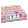 white shark mechanical keyboard us blue switch wakizashi pink gk 002421 extra photo 1