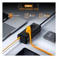 tessan 6 in 1 power strip 2xschuko 2xusb 2xtype c 30w with cable 2m black ts fs01de00 extra photo 1