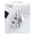 tessan 9 in 1 power strip 6xschuko 3xusb 2m cable ts 303 extra photo 1