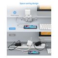 tessan 6 in 1 powercube strip 3xschuko 2xusb 1xtype c 2m cable ts 301 c extra photo 1