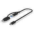 icy box type c 32 to usb 31 type c adapter 035m black ib cb033 extra photo 1