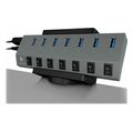 icy box table clamp for hub s and socket strips black ib msa106 hh extra photo 1