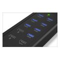 icy box 7 port usb 32 hub with 1xqc30 2xfast charge ports ib hub1703 qc3 extra photo 2