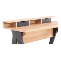 grafeio rexin hm18290 melamini se sonama gkri 120x59x85yek extra photo 6 grafeio rexin hm18290 melamini se sonama gkri 120x59x85yek extra photo 6