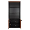 bibliothiki grafeioy epaggelmatiki abelina 80x40x180yekhm201401 se xroma oxia me 2 portes extra photo 3