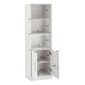 bibliothiki melaminis ensley hm202705 se leyki apoxrosi 60x30x180 ek extra photo 2