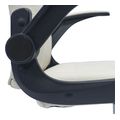 karekla grafeioy portima hm119704 mpez pvc mayros nylon skeletos basi 69x53x98yek extra photo 5