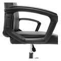 karekla grafeioy nim hm120001 mayro pvc mayros skeletos basi nylon 51x61x125yek extra photo 5
