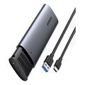 enclosure ssd ugreen cm400 for m2 ngff 2230 2242 2260 2280 sata grey extra photo 1