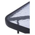 trapezi adam hm502001 metalliko skoyro gkri me gyalini epifaneia 110x60x71yek extra photo 4