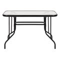 trapezi adam hm502003 metalliko mayro me gyalini epifaneia 110x60x71yek extra photo 2