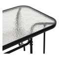 trapezi adam hm502003 metalliko mayro me gyalini epifaneia 110x60x71yek extra photo 4