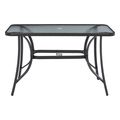 trapezi bravo metalliko gkri gyalepifaneia me trypa omprelas 120x70x72yekhm502111 extra photo 3