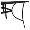 trapezi bruno 150x90x72yek metalliko mayro me gyalini epifaneia hm514503 extra photo 4