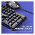 alcatroz rgb waterproof gaming keyboard and mouse x craft xc1000 black extra photo 3
