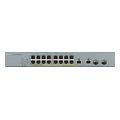 zyxel gigabit poe switch 16 port 10 100 1000 managed l2 gs1350 18hp extra photo 1