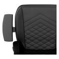 noblechairs hero gaming chair cold foam steel armrests 60mm casters 150kg black platinum extra photo 7