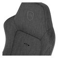 noblechairs hero gaming chair fabric breathable steel armrests 60mm casters 150kg anthracite extra photo 6