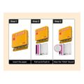 kodak mini 3 retro 4pass smartphone photo thermal printer portable 76 x 76 cm 8 sheets yello extra photo 8