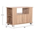 epiplo tileorasis cluse hm240420 melamini se sonama oak xroma 80x40x575yek extra photo 1