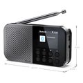 sharp osaka portable digital radio  storm grey dr p520gy extra photo 1
