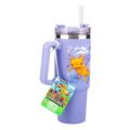 paladone minecraft purple 900ml multiway travel cup straw extra photo 1