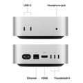 apple mac mini m4 16gb 256gb ssd mac os silver extra photo 1