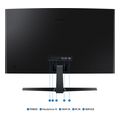 othoni samsung ls27d366gauxen curved 27 fhd 100hz black extra photo 2