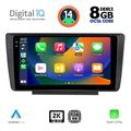 digital iq bxf 11594 cpaa 9inc multimedia tablet for skoda octavia 5 mod 2005 2012 extra photo 1