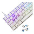 white shark mechanical keyboard blue switch gk 004221 white shinobi 2 w us bluesw extra photo 2