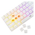 baracuda mech keyboard bgk 03211 dolphin us red switch white dolphin w red extra photo 2