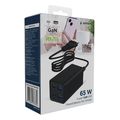 gembird 4 port 65w gan usb pd fast charger black ta uc 2a2c pd65 01 bk extra photo 1