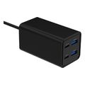 gembird 4 port 65w gan usb pd fast charger black ta uc 2a2c pd65 01 bk extra photo 4