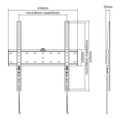 gembird tv wall mount fixed 32 55 40 kg wm 55f 02 extra photo 2 gembird tv wall mount fixed 32 55 40 kg wm 55f 02 extra photo 2