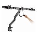 gembird desk mounted adjustable monitor arm for 3 monitors black extra photo 3 gembird desk mounted adjustable monitor arm for 3 monitors black extra photo 3