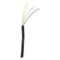 cablexpert flat telephone cable stranded wire 100m black 4 wires extra photo 2