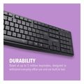 alcatroz silent usb wired keyboard kb1500 black extra photo 2