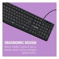 alcatroz silent usb wired keyboard kb1500 black extra photo 4