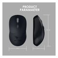 alcatroz silent bt54 wireless mouse airmouse duo 6r slate extra photo 3