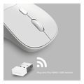 alcatroz silent bt54 wireless mouse airmouse duo 6r slate extra photo 6