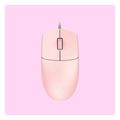 alcatroz usb hr optical mouse 1600cpi asic one peach extra photo 3