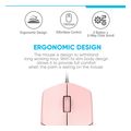 alcatroz usb hr optical mouse 1600cpi asic one peach extra photo 4