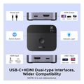 usb c switch 2 theseon 4k 60hz ugreen aw502 55451 extra photo 6