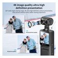 lamtech 4k 180o action camera with wifi lam980305 extra photo 17