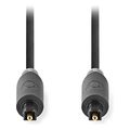 nedis cabw25000at20 optical audio cable toslink male toslink male 20 m anthracite extra photo 1 nedis cabw25000at20 optical audio cable toslink male toslink male 20 m anthracite extra photo 1