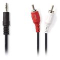 nedis cagb22200bk20 stereo audio cable 35 mm male 2x rca male 20 m black extra photo 2