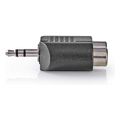 nedis cagb22940bk stereo audio adapter 35 mm male 2x rca female blackp extra photo 2