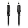 nedis cagl22000bk50 stereo audio cable 35mm male 35mm male 500m black extra photo 1