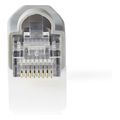 nedis ccbw89355gy cat 6 utp network connector set rj45 male free strain relief boot 10 pieces greyp extra photo 2